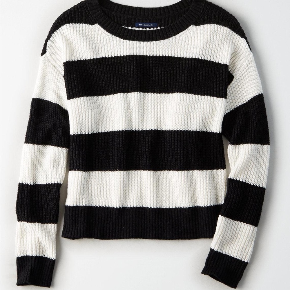 American Eagle Rugby Stripe Sweater